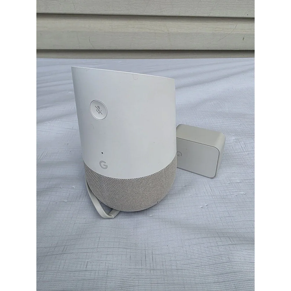 Google Home Smart Assistant SPEAKER VOICE Google ASSIST White Slate